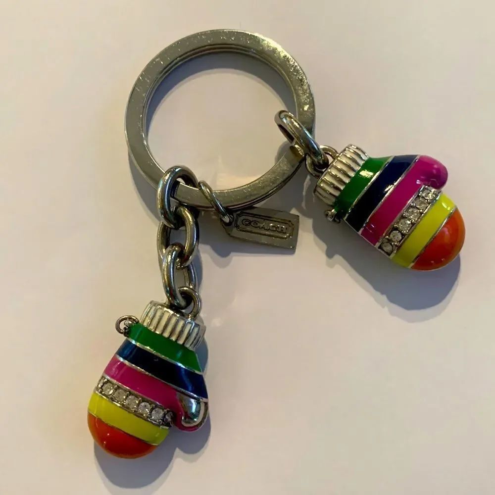 COACH Mittens Keychain   - Picture 1 of 2
